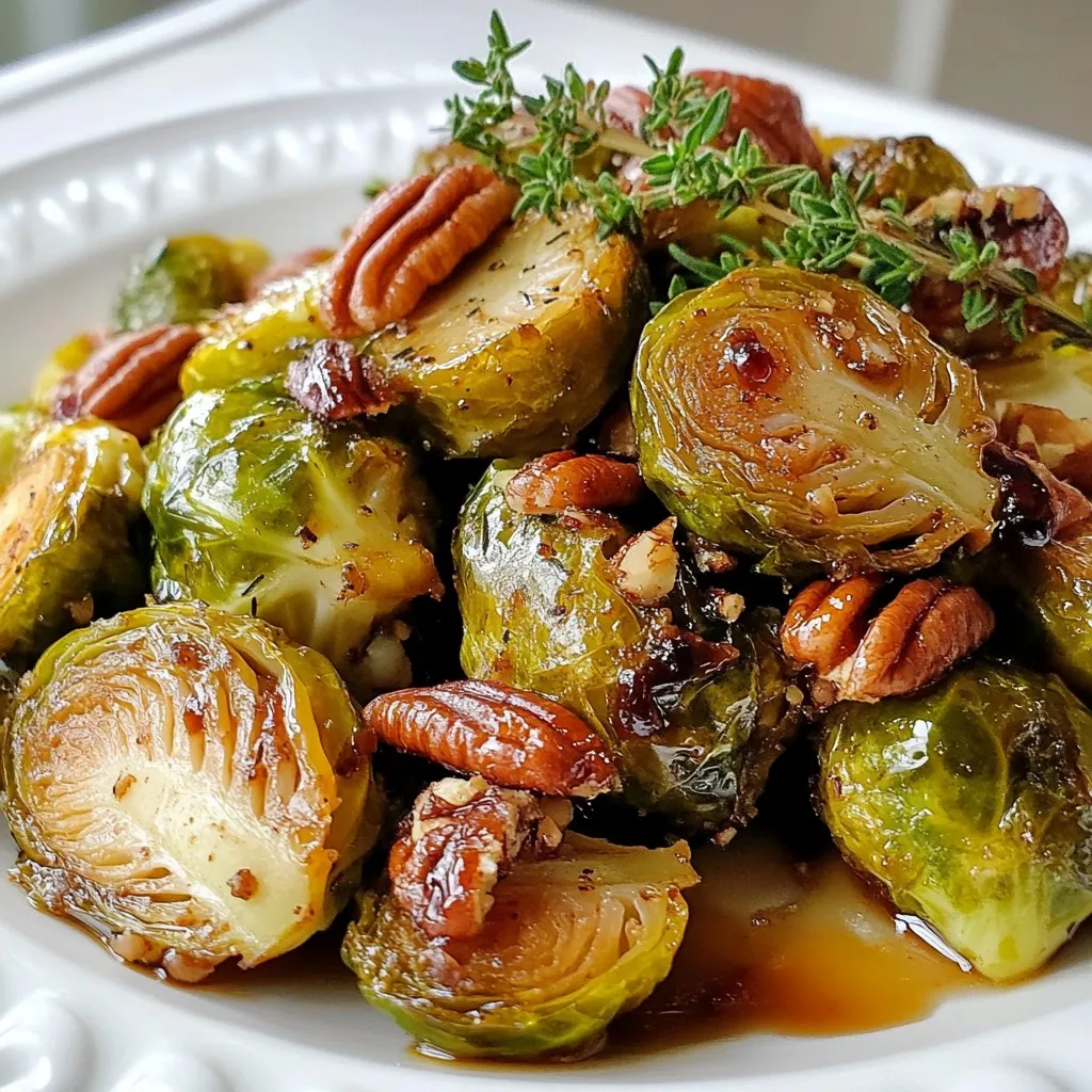 Maple Glazed Brussels Sprouts Simple Flavorful Dish
