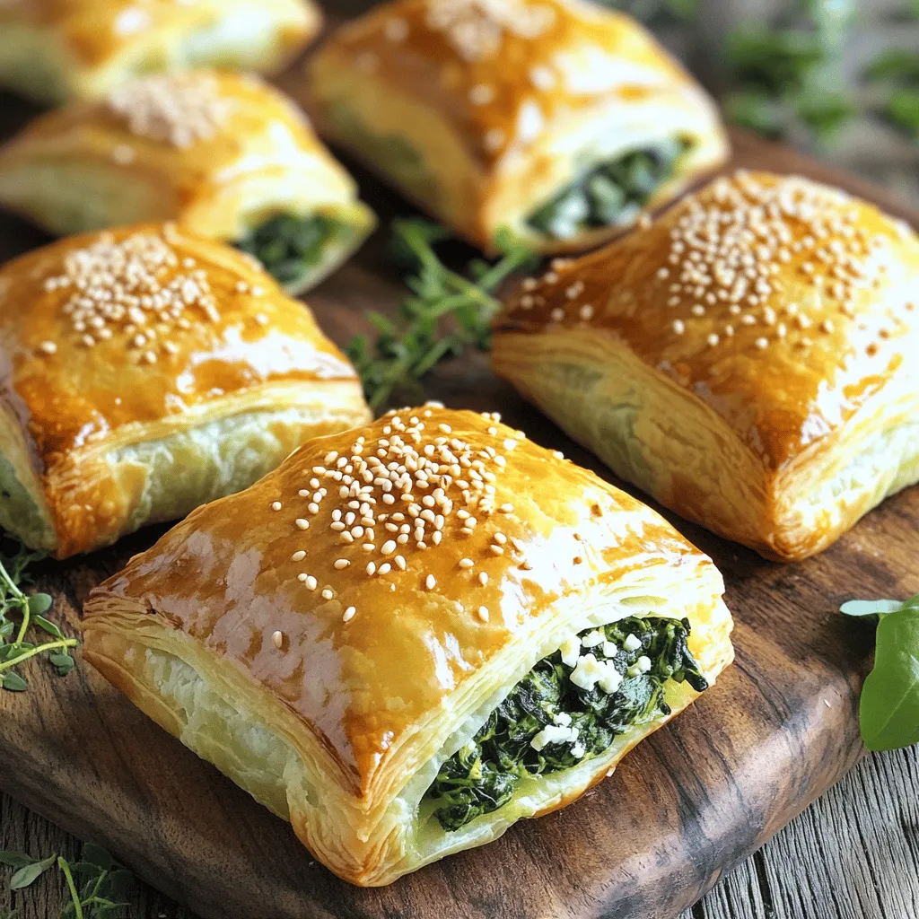 Savory Spinach and Feta Puff Pastry Delight Recipe