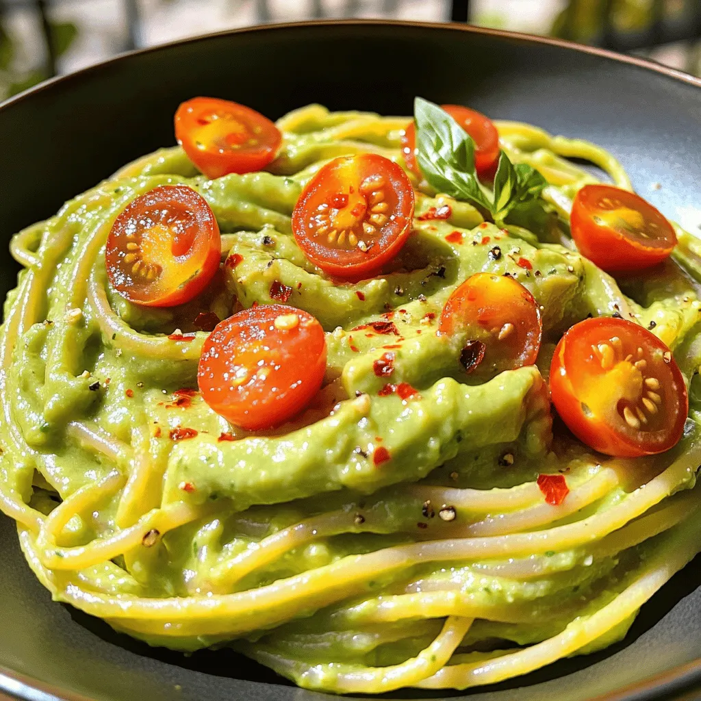 Creamy Avocado Pasta Simple and Flavorful Recipe