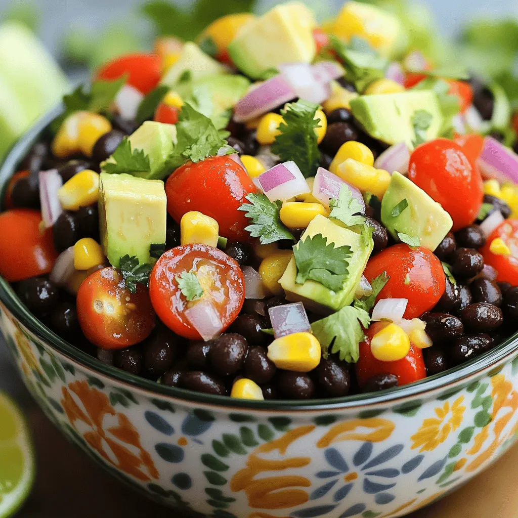 Southwest Black Bean Salad Flavorful and Fresh Recipe