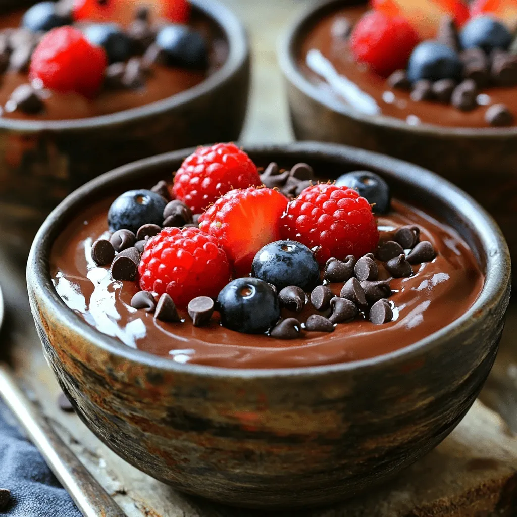 Chocolate Cottage Cheese Pudding Rich and Creamy Treat