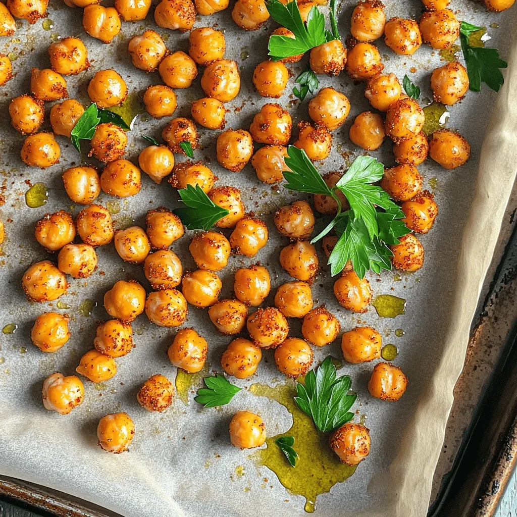 Spicy Roasted Chickpeas Crunchy and Flavorful Snack