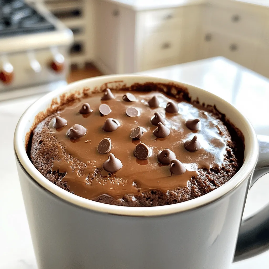 Vegan Chocolate Mug Cake Quick and Easy Recipe