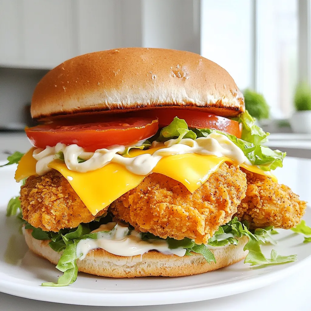 Crispy Chicken Sandwich Air Fryer Delight Recipe