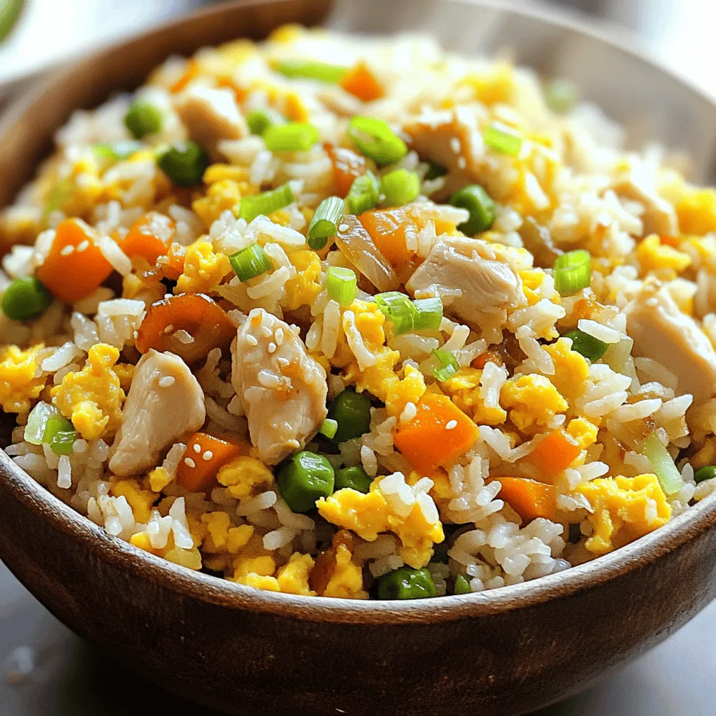 Easy Chicken Fried Rice Quick and Tasty Meal Solution