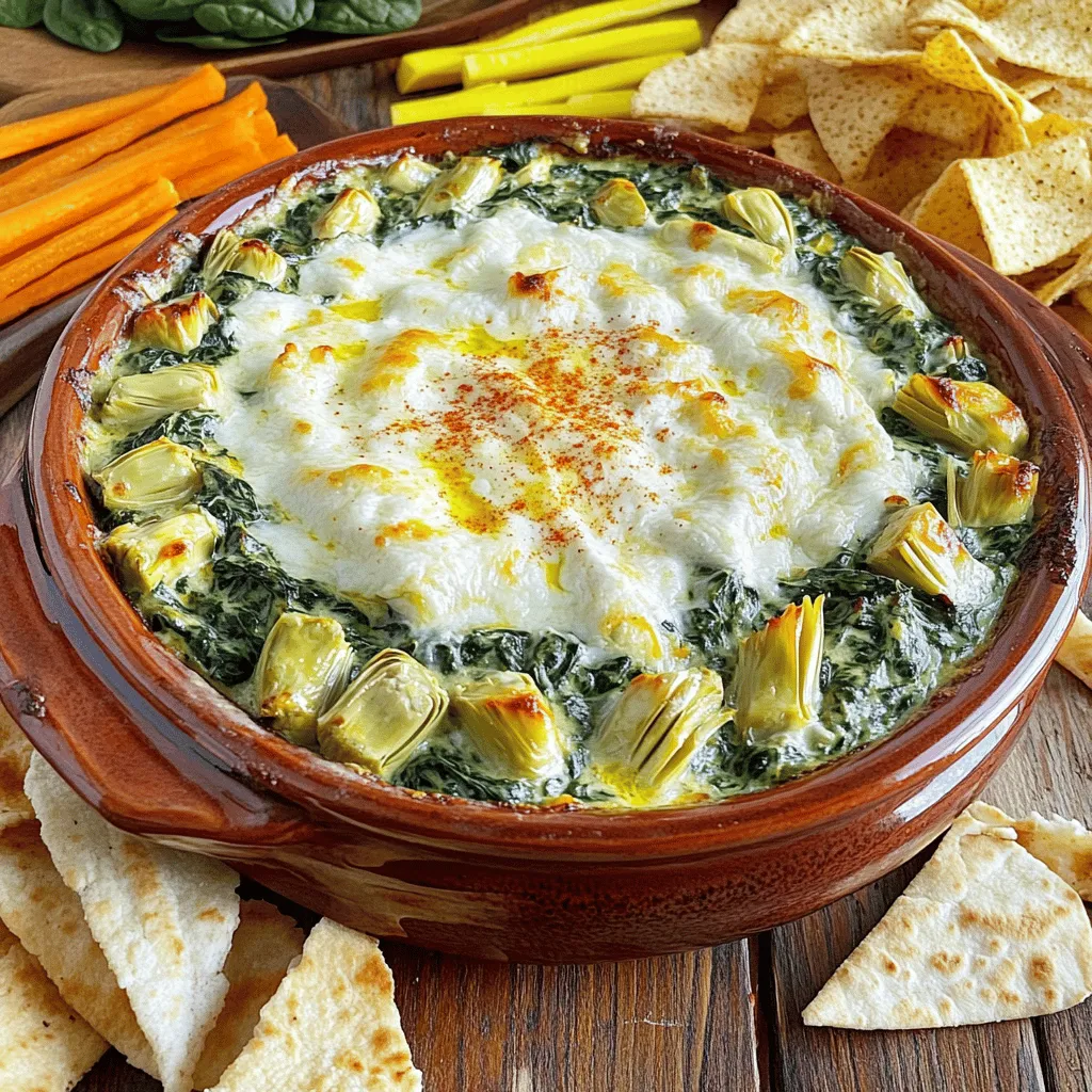Creamy Spinach Artichoke Dip Irresistible Flavors