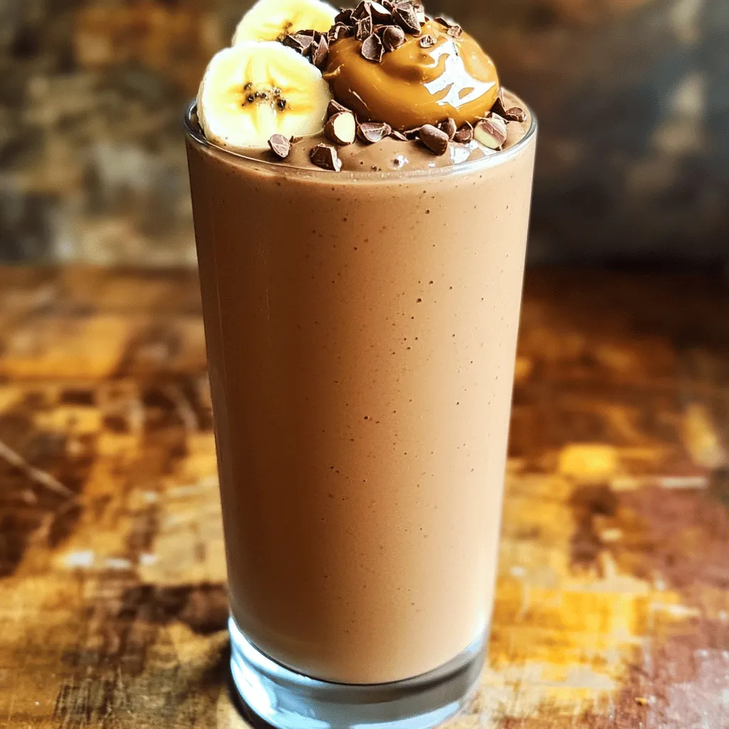 Chocolate Banana Smoothie Delightful and Nutritious Drink