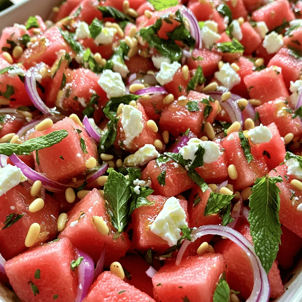 Watermelon Feta Salad Fresh and Flavorful Recipe