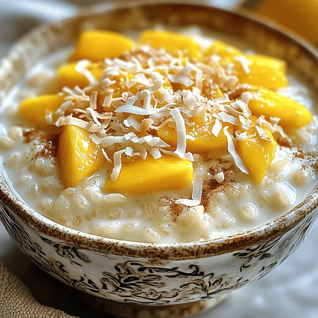 Coconut Milk Rice Pudding Creamy and Satisfying Treat
