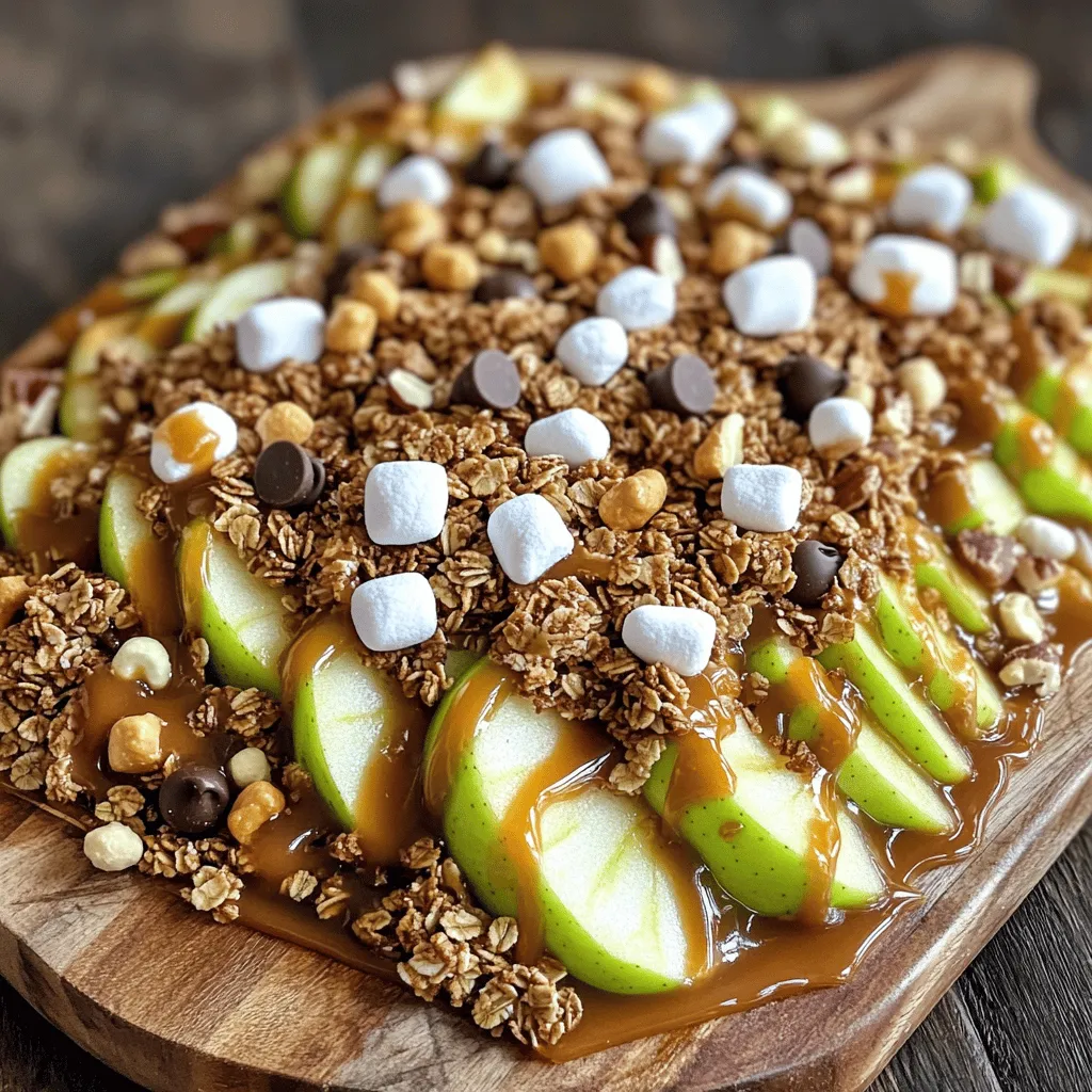 Caramel Apple Nachos Flavorful Sweet Treat Recipe
