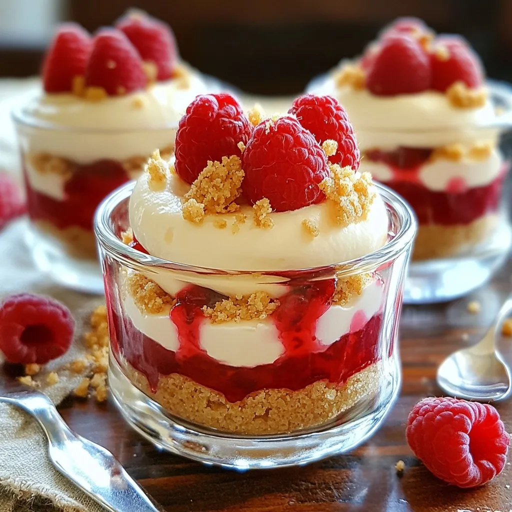 Raspberry Cheesecake Mousse Cups Easy and Tasty Treat
