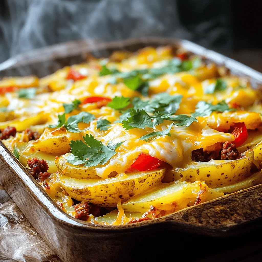 Chorizo &#038; Potato Egg Casserole Hearty Breakfast Delight
