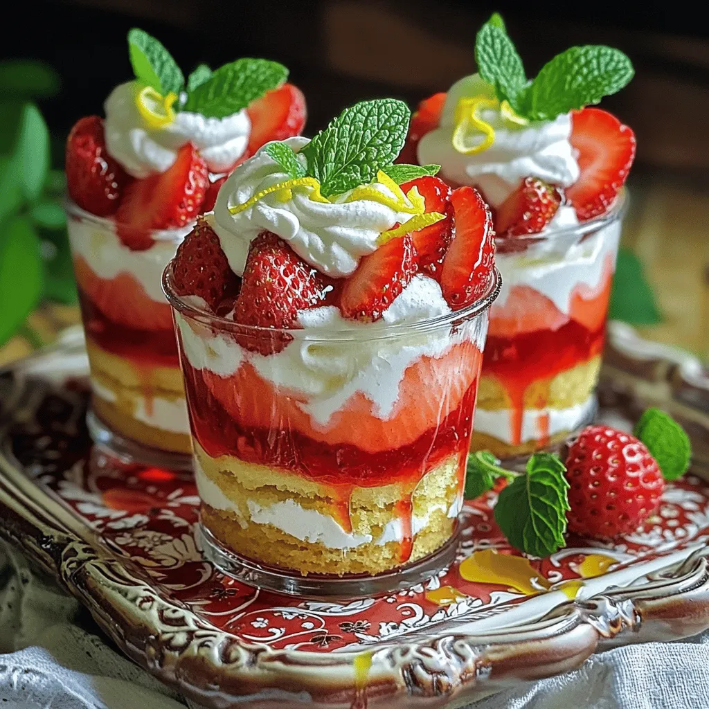 Strawberry Shortcake Cups Delightful and Simple Treat