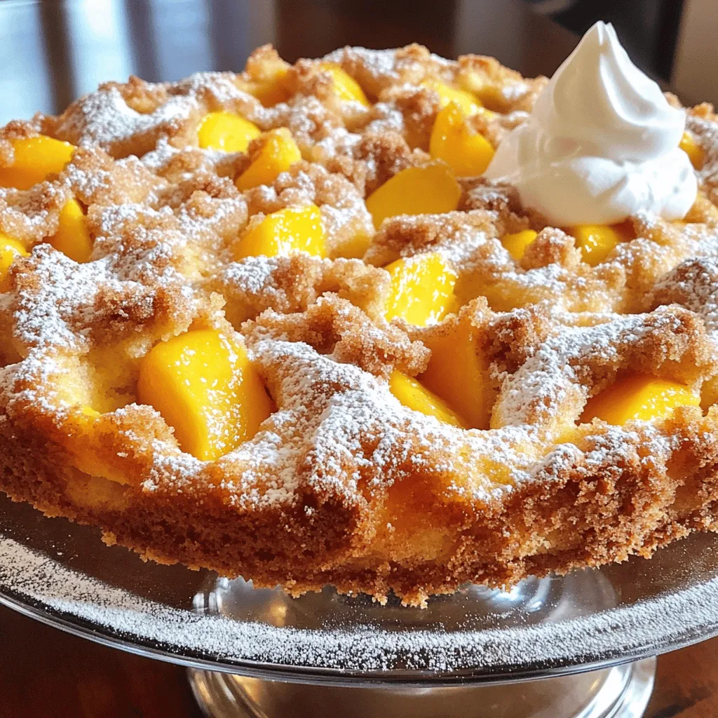 Peach Streusel Coffee Cake Delightfully Moist Treat