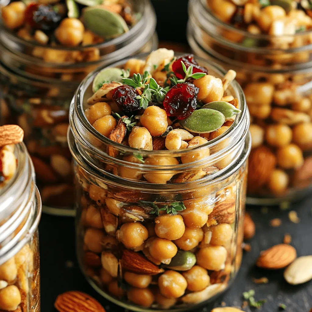 Crispy Roasted Chickpea Snack Mix for Healthy Munching