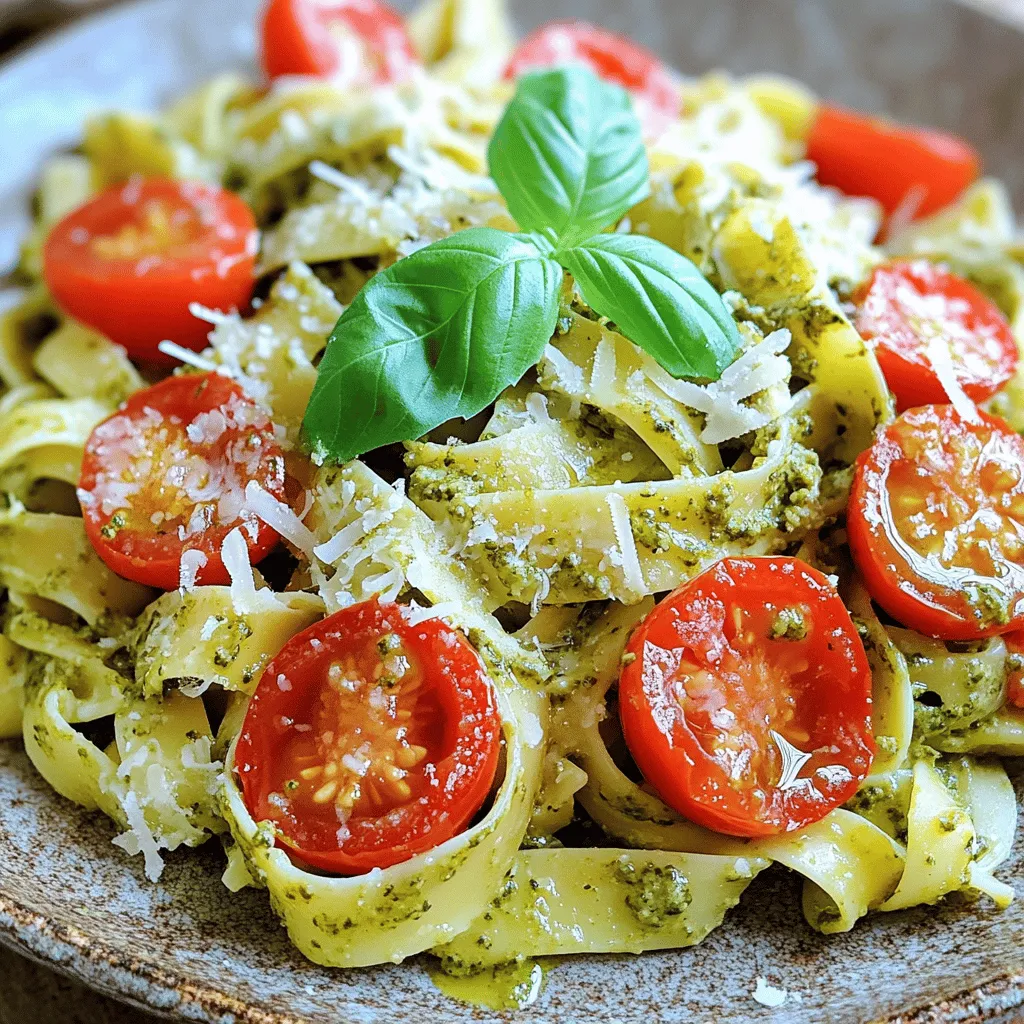 Creamy Pesto Pasta Simple and Delightful Meal