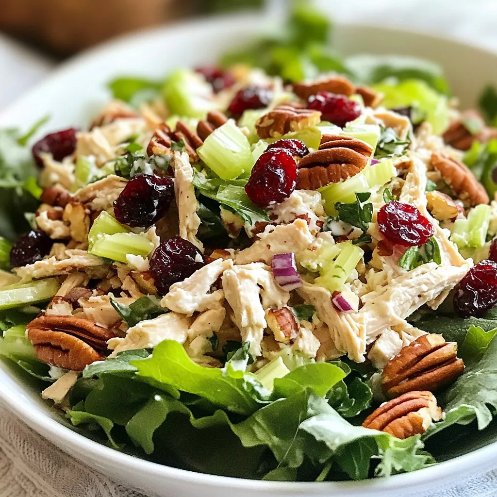 Cranberry Pecan Chicken Salad Fresh and Flavorful Dish