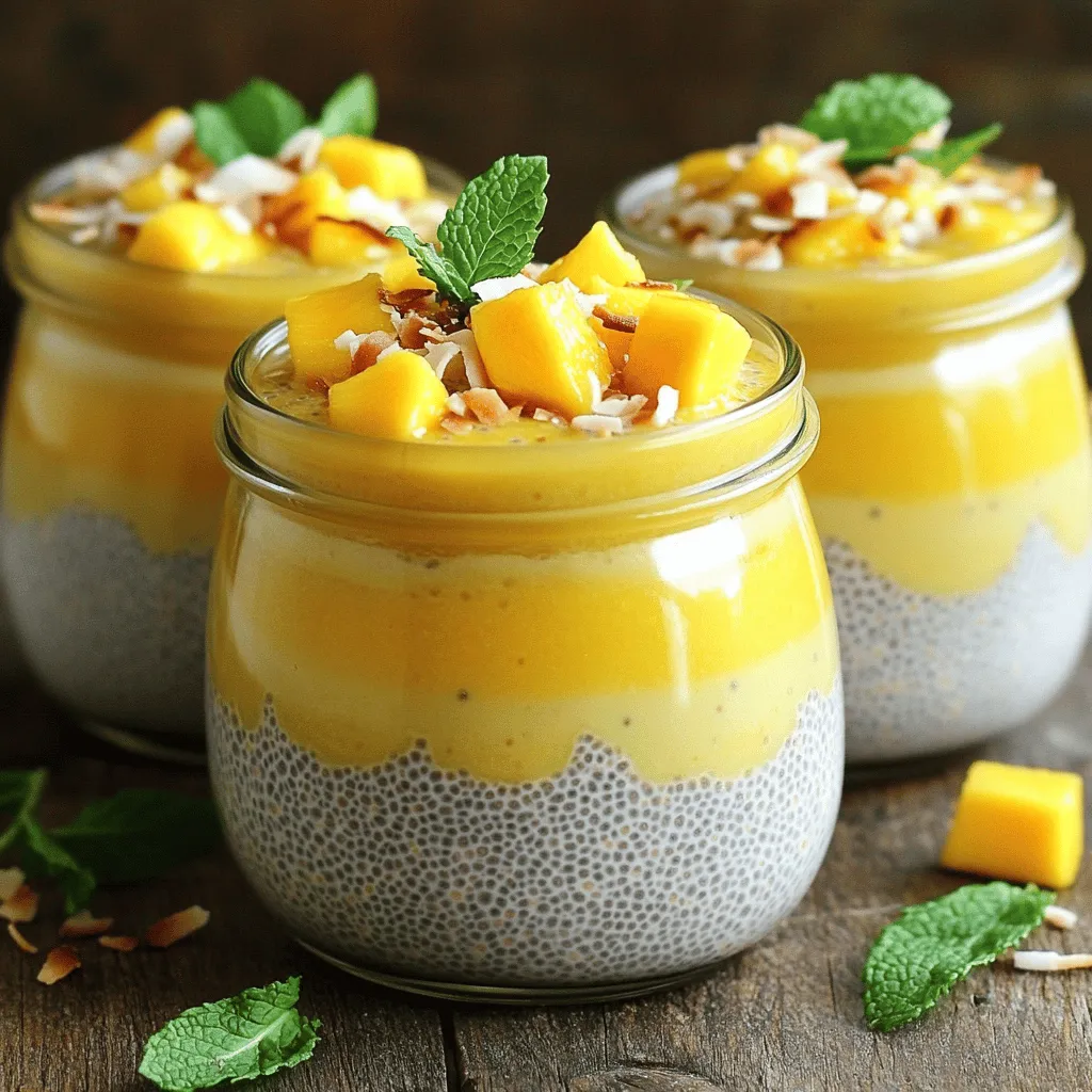Mango Coconut Chia Pudding Delightful and Easy Recipe