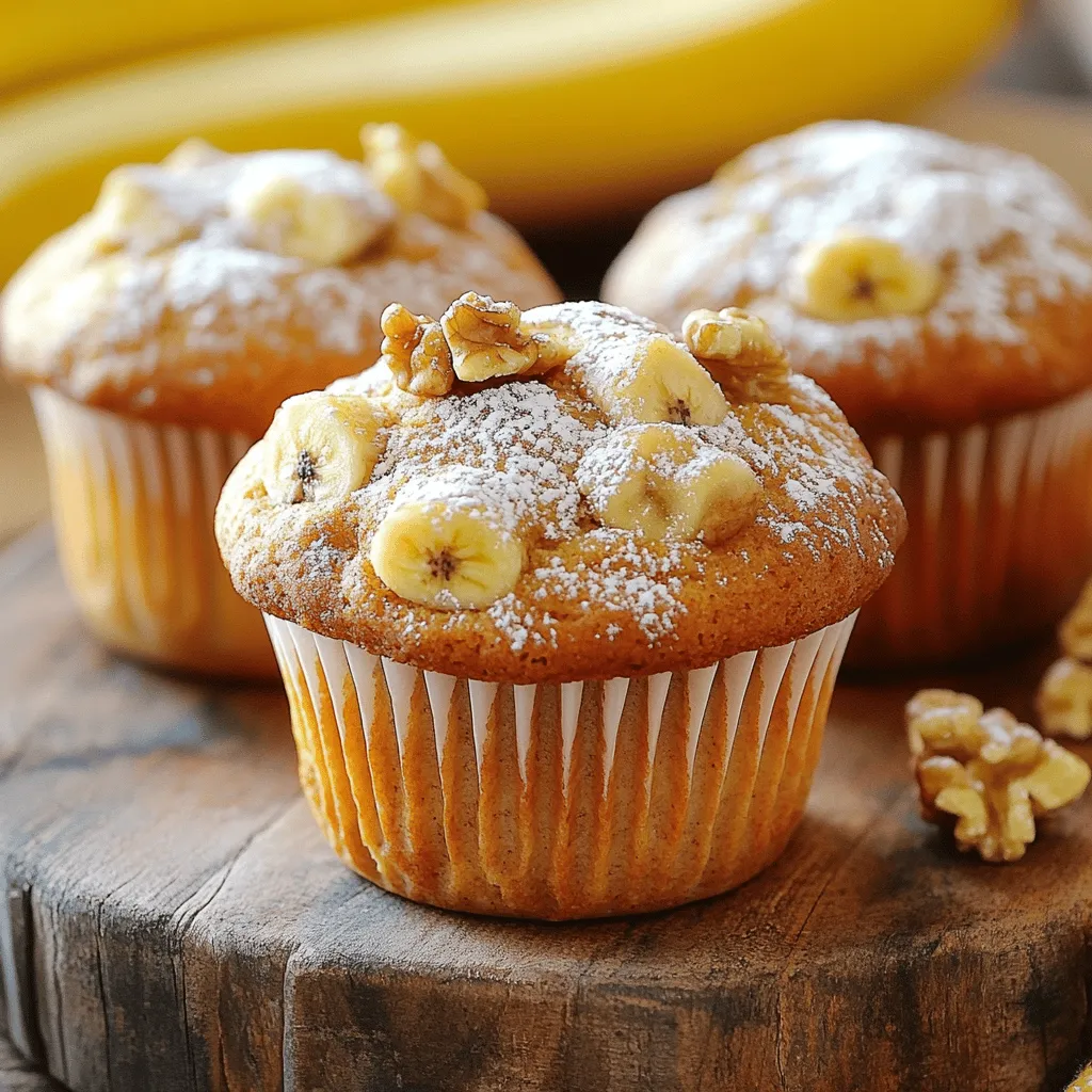 Savory Banana Nut Muffins Easy and Flavorful Treat
