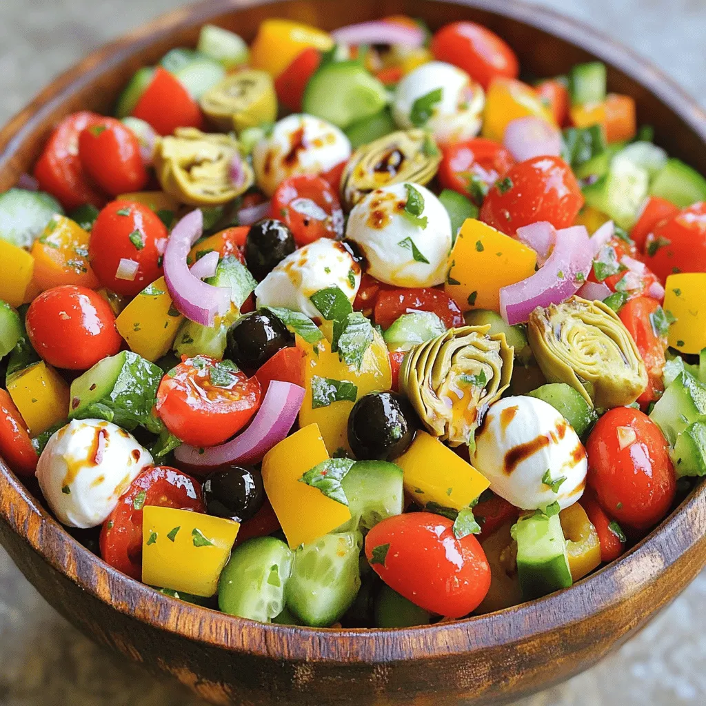 Italian Chopped Salad Flavorful and Simple Delight