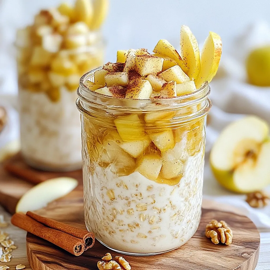 Irresistible Apple Pie Overnight Oats Easy Recipe