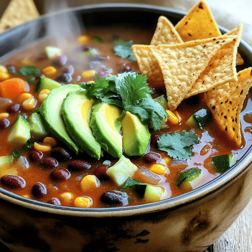 Veggie Loaded Taco Soup Crockpot Simple and Tasty