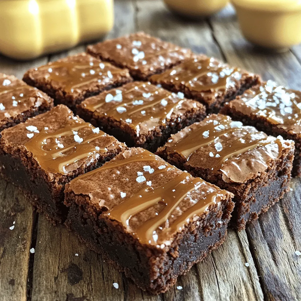 Salted Caramel Brownies Irresistible and Decadent Treat
