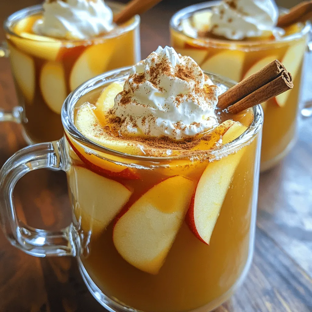 Caramel Apple Cider Warm and Cozy Fall Drink