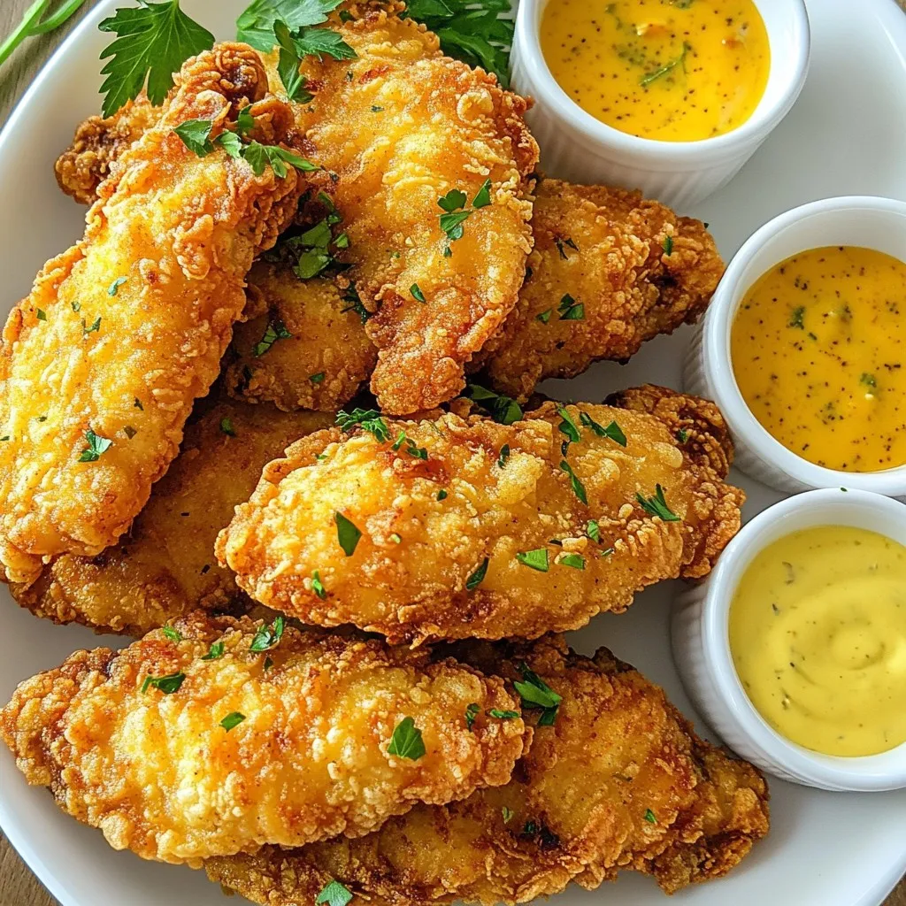 Buttermilk Fried Chicken Tenders Crispy and Flavorful