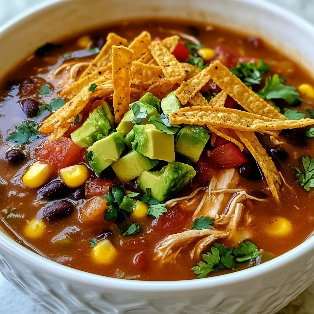 Instant Pot Chicken Tortilla Soup Flavorful and Easy