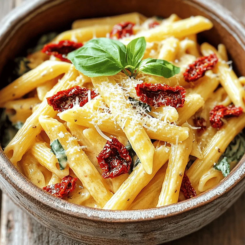 Creamy Sun-Dried Tomato Penne One Pot Delight