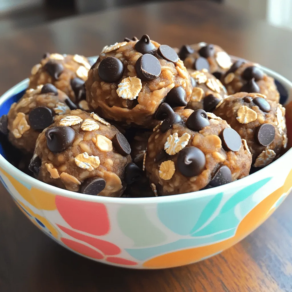 Peanut Butter Chocolate Chip Energy Bites Easy Recipe