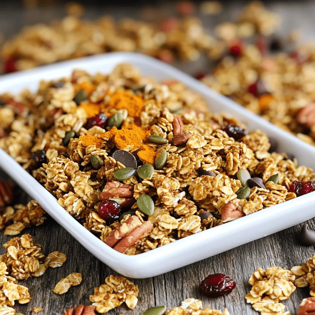 Pumpkin Spice Granola Snack Mix Flavorful and Easy Snack