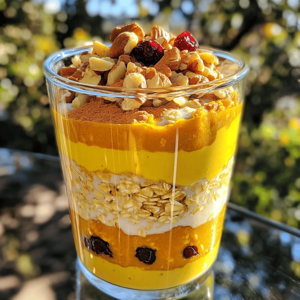 Pumpkin Spice Overnight Oats Creamy and Easy Recipe