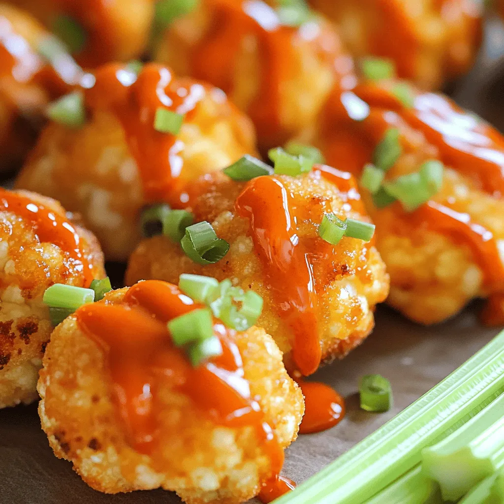 Buffalo Cauliflower Bites Crispy and Flavorful Snack