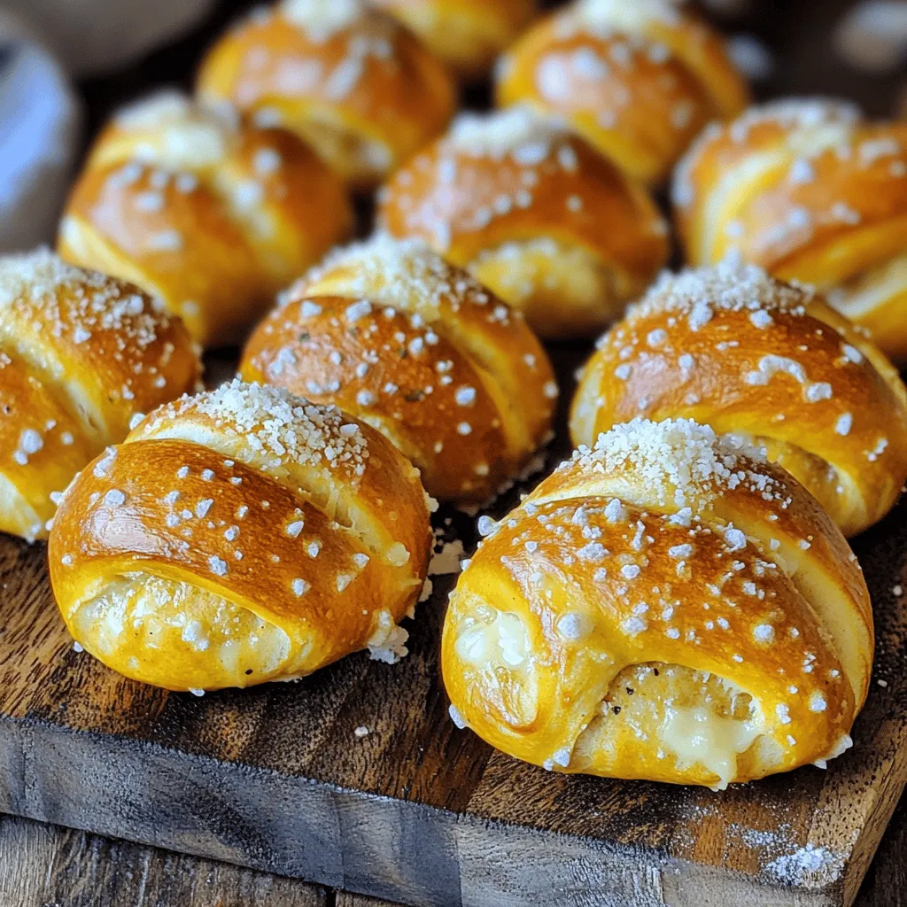 Quick Garlic Parmesan Pretzel Bites Tasty Snack Idea