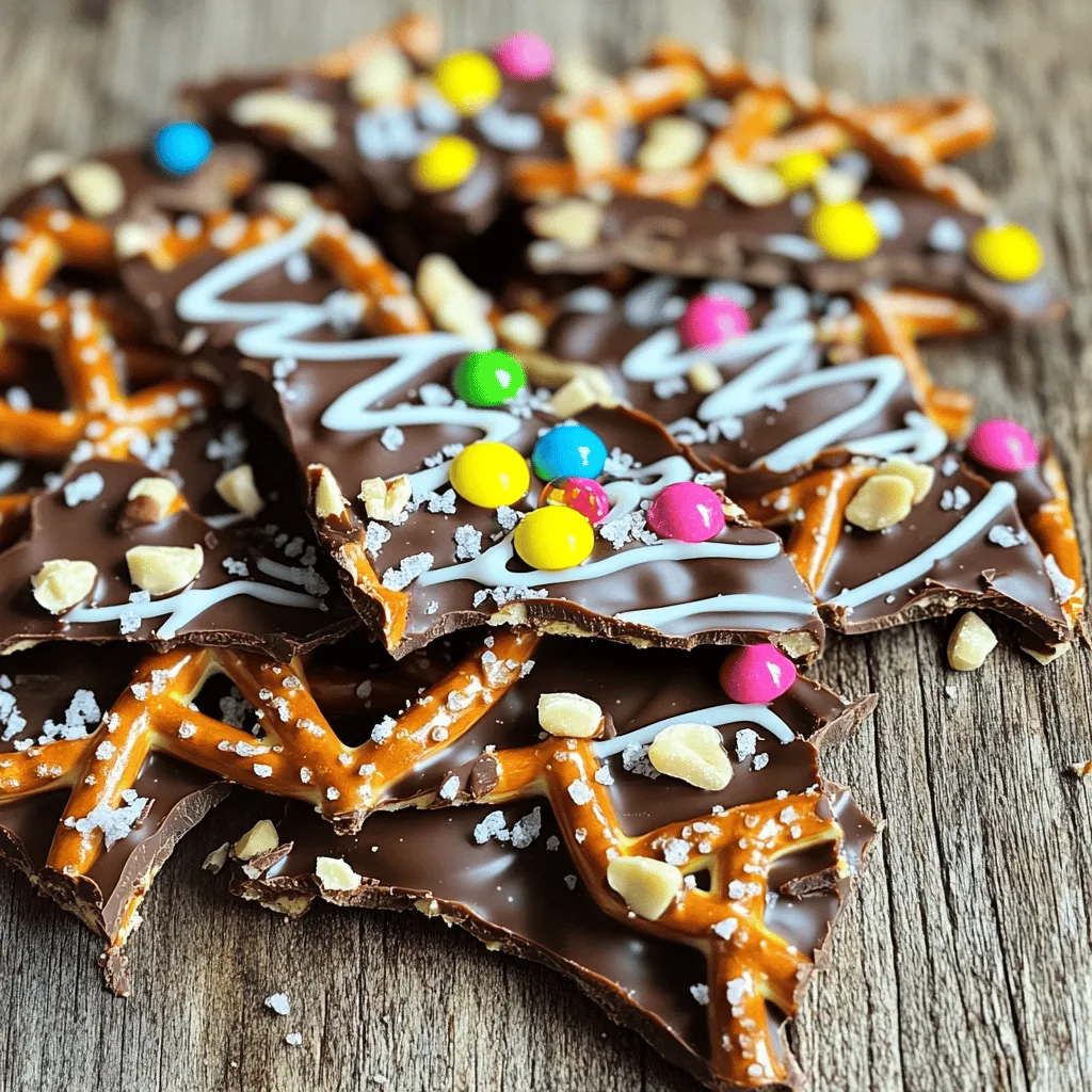 Chocolate Covered Pretzel Bark Simple Sweet Treat