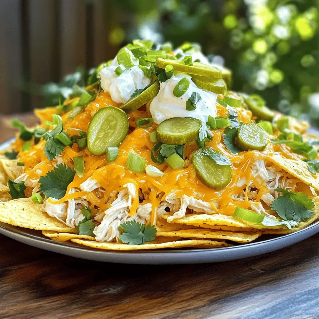 Pickle Ranch Chicken Nachos Savory and Easy Recipe