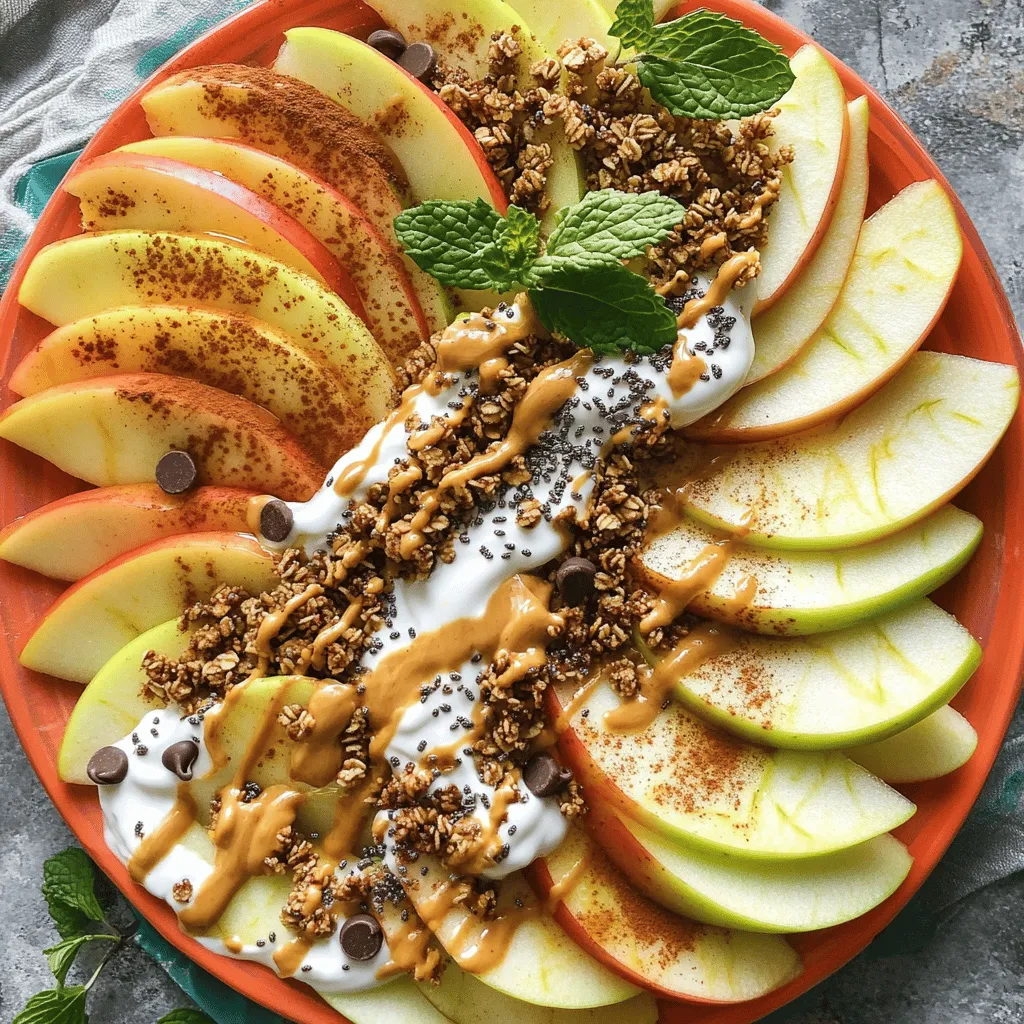 Healthy Apple Nachos Delightful and Simple Snack