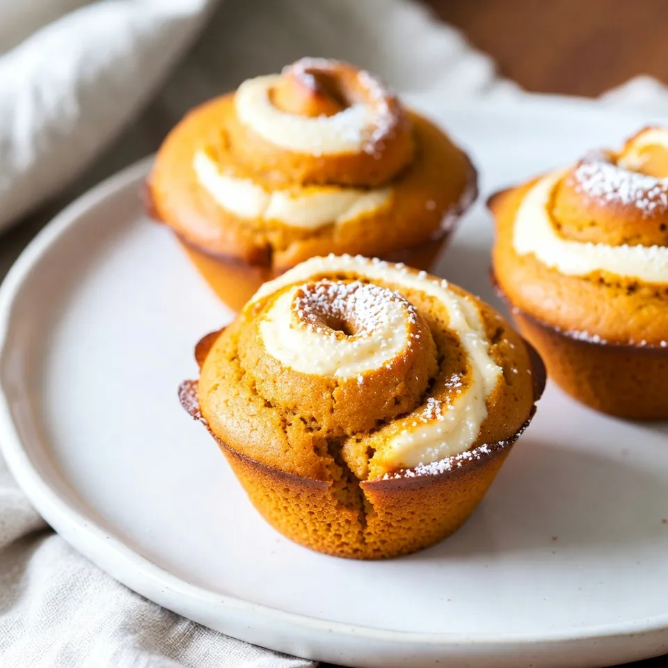 Pumpkin Cream Cheese Swirl Muffins Irresistible Treat