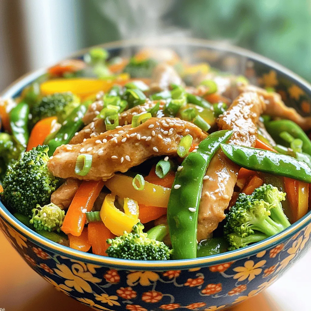 Chicken and Vegetable Stir Fry Easy Healthy Meal