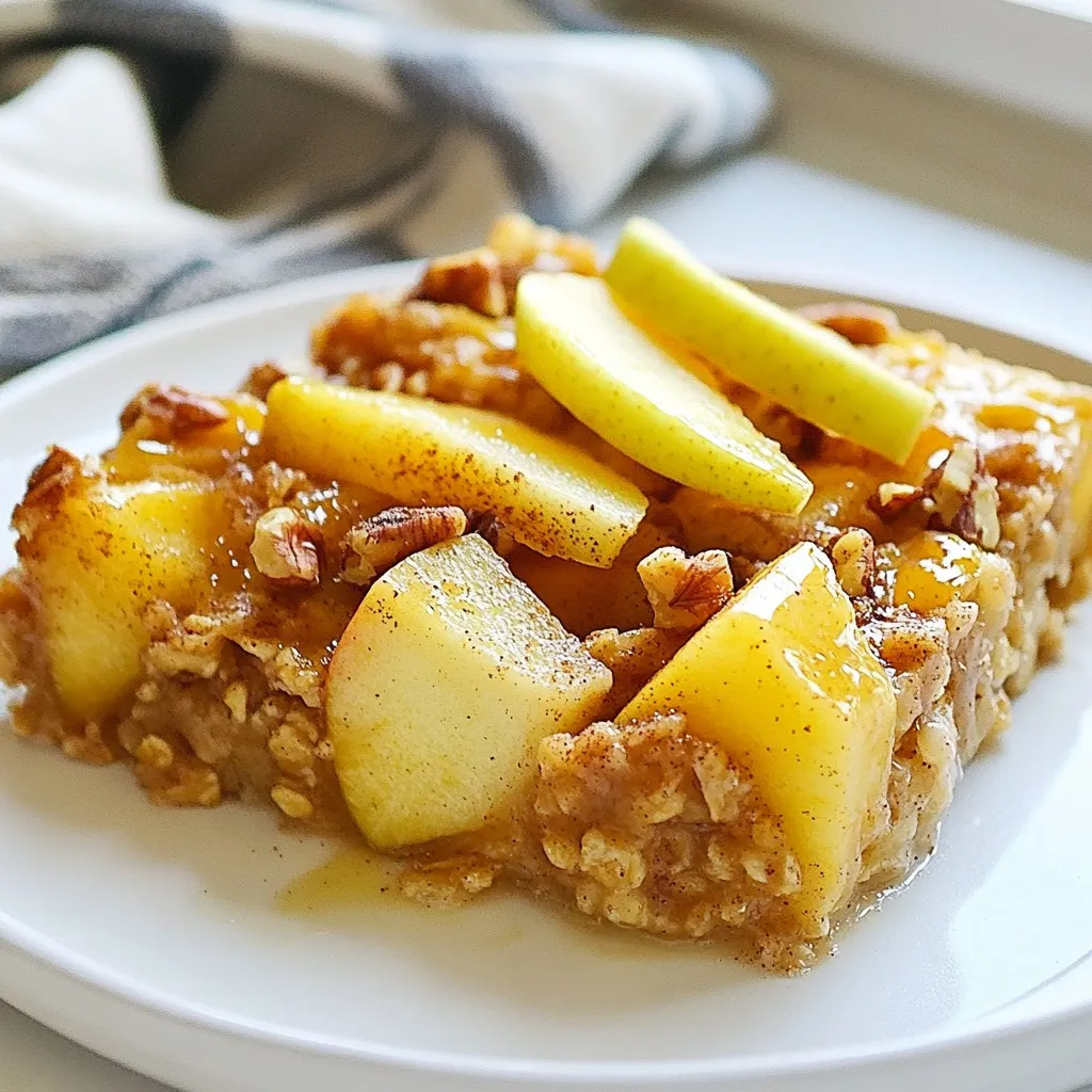 Apple Cinnamon Oatmeal Bake Comforting and Easy Recipe