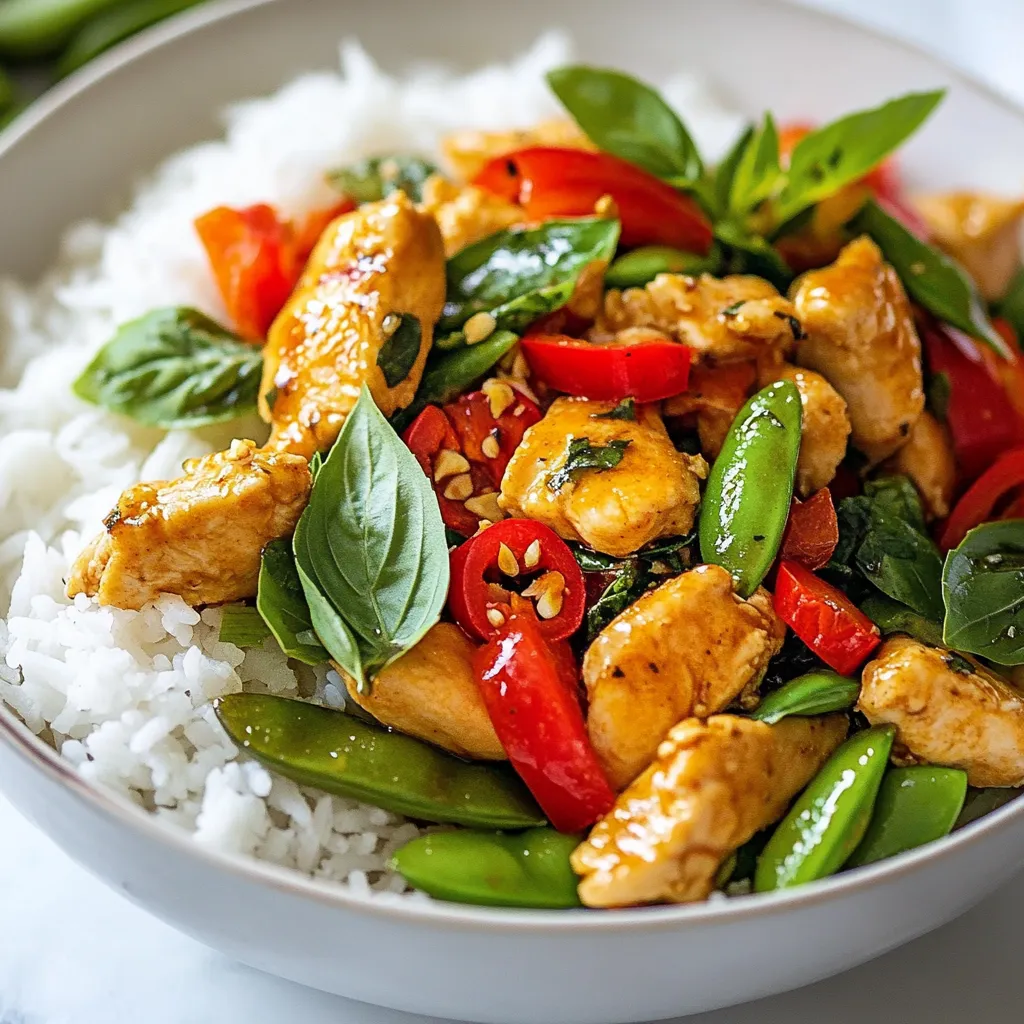 Thai Basil Chicken Stir Fry Quick and Flavorful Meal