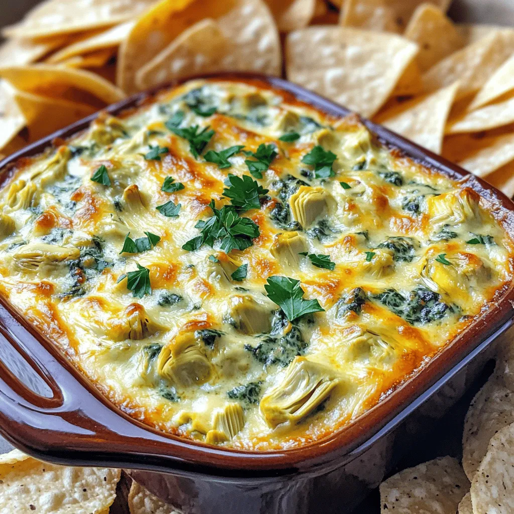 Easy Spinach Artichoke Dip Delicious and Creamy Treat