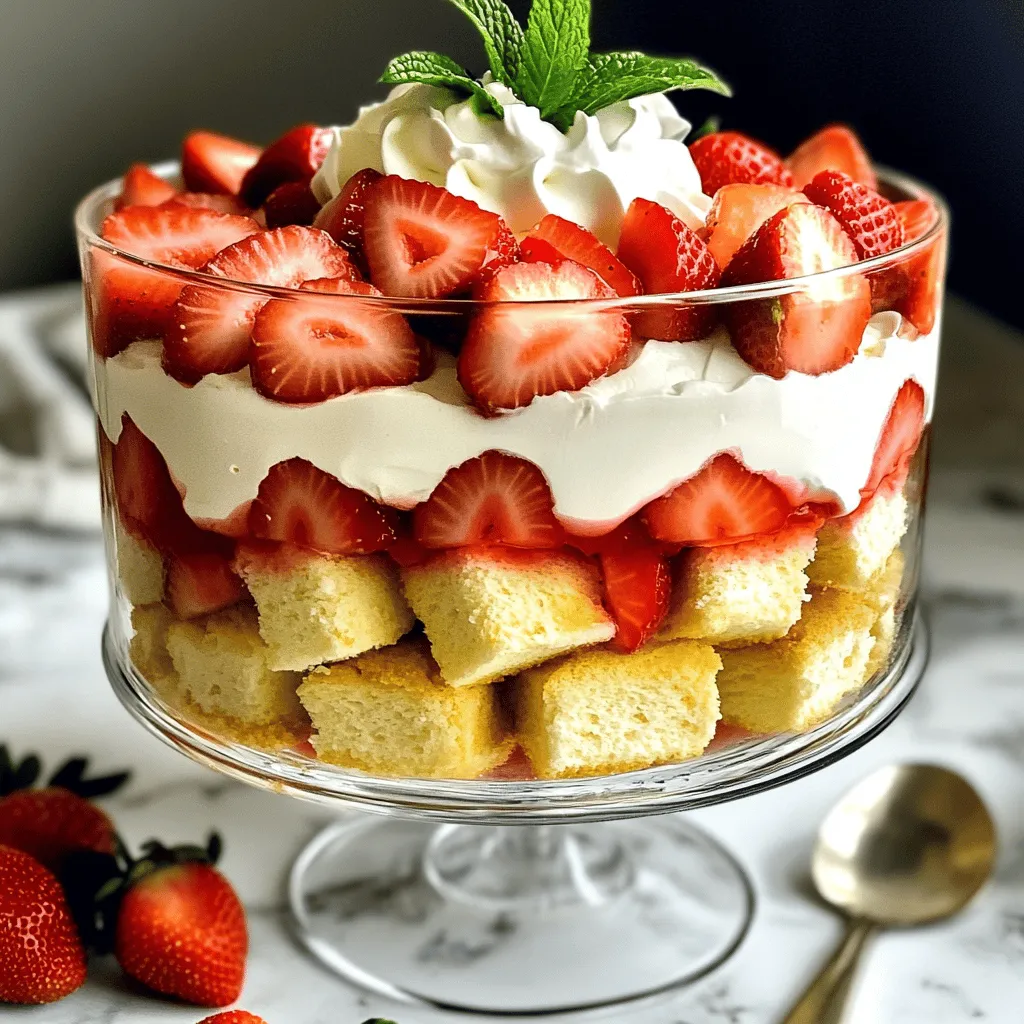 Strawberry Shortcake Trifle Delightful and Easy Recipe