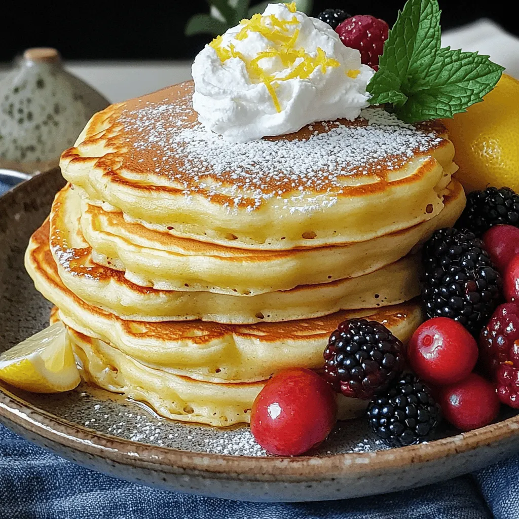 Easy Lemon Ricotta Pancakes Fluffy and Delicious Treat