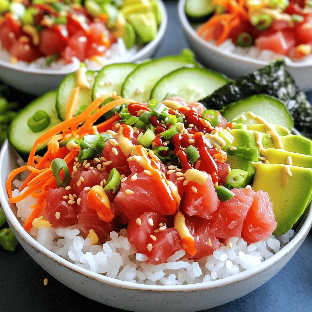 Spicy Tuna Sushi Bowls Tasty and Simple Recipe