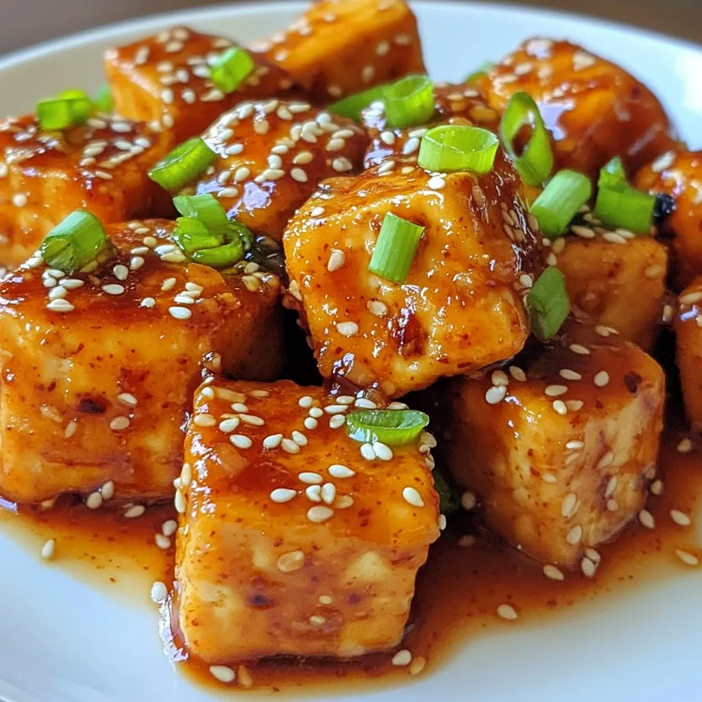 Sweet Chili Garlic Tofu Flavorful and Easy Recipe