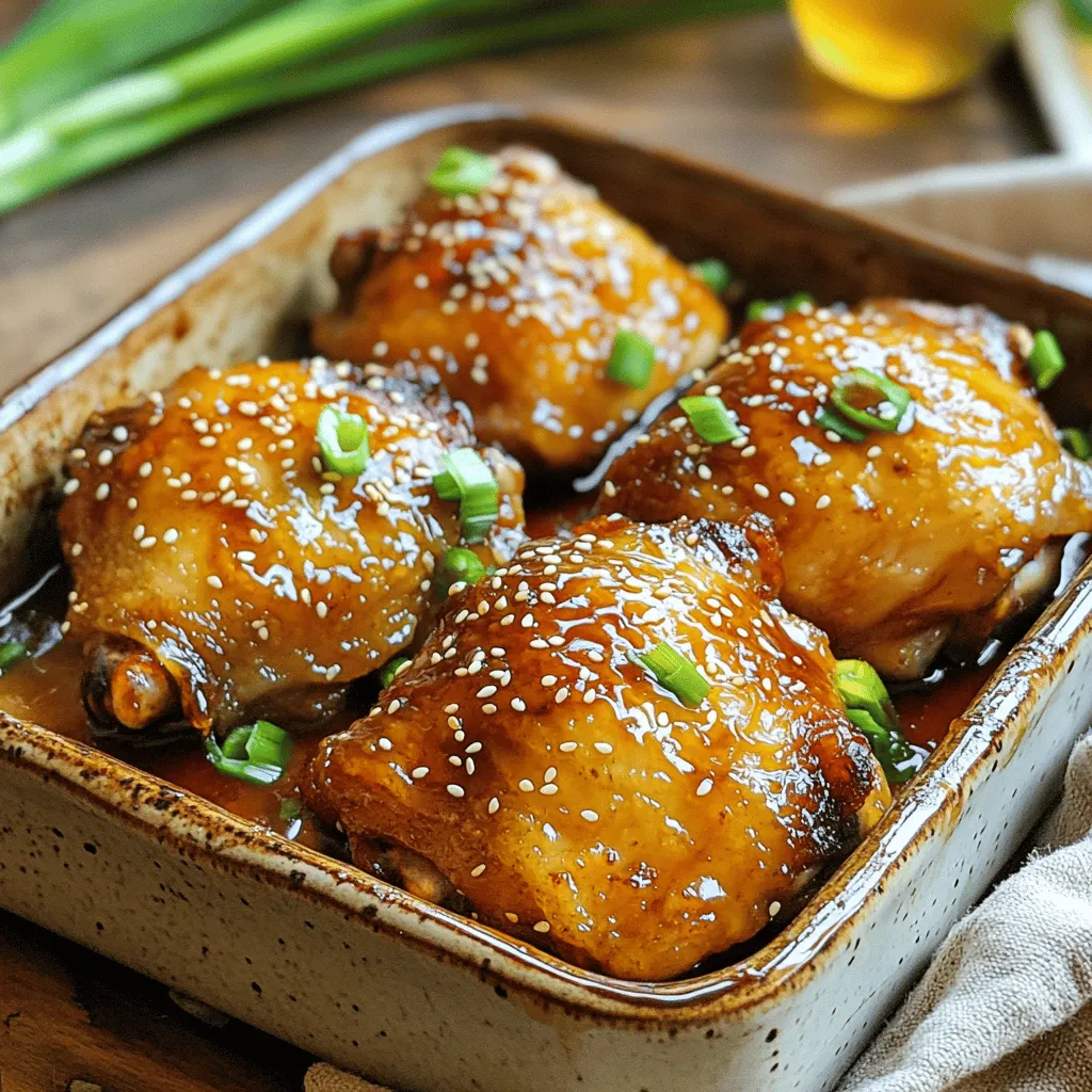 Baked Teriyaki Chicken Thighs Flavorful Dinner Recipe