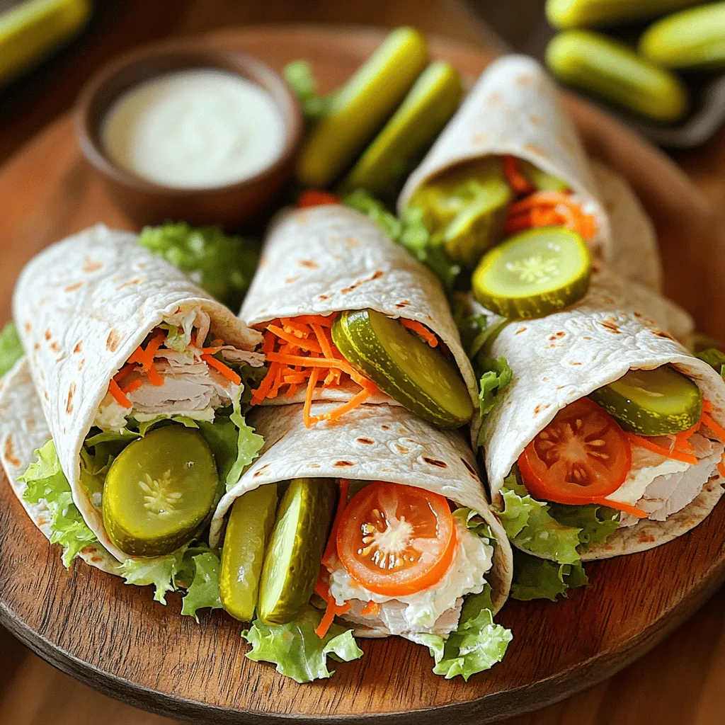 Pickle Ranch Turkey Wraps Flavorful and Simple Meal